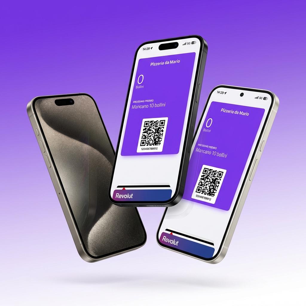 Tesserando - Carte fedeltà digitali per Apple Wallet e Google Wallet, gestione punti e bollini da smartphone