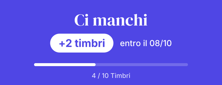 Tessera nel momento «Ci manchi»: Esempio di cliente con un coupon Win-Back aperto